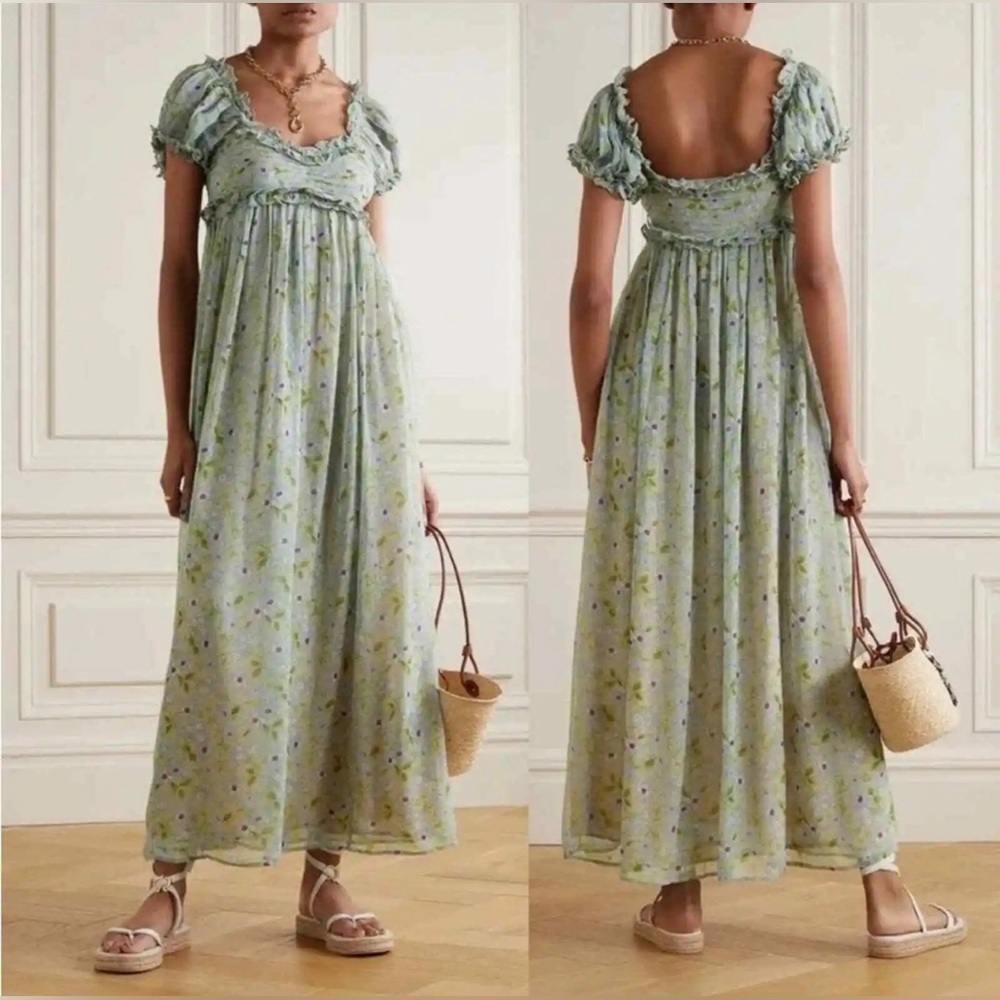 Dôen Drew Silk Maxi Dress